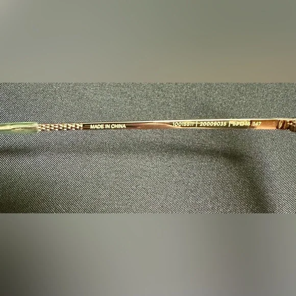 Brand New TOMS “Tulum” Bright Gold Laminate Gradient Brown Oversized Sunglasses - Picture 4 of 8